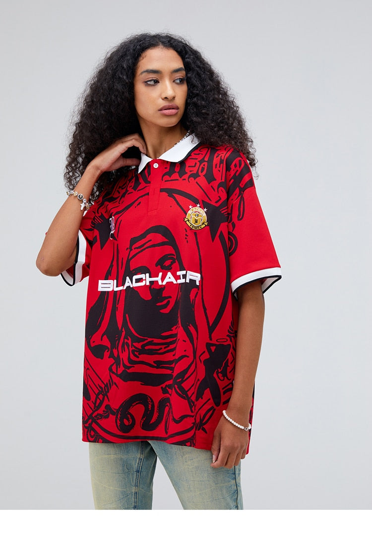 BLACKAIR Virgin Mary Graphic T-Shirt
