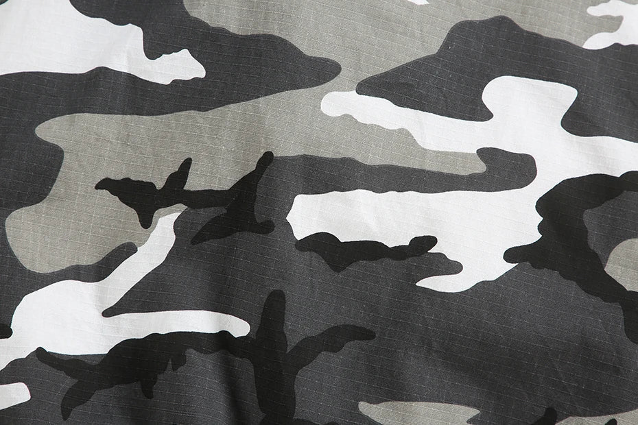 Disruptive Camouflage Elastic Waist Jacket