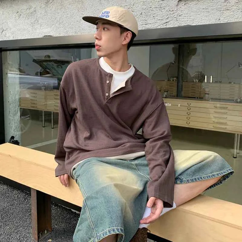 High-Quality Fake Two Piece Long Sleeve T-Shirt