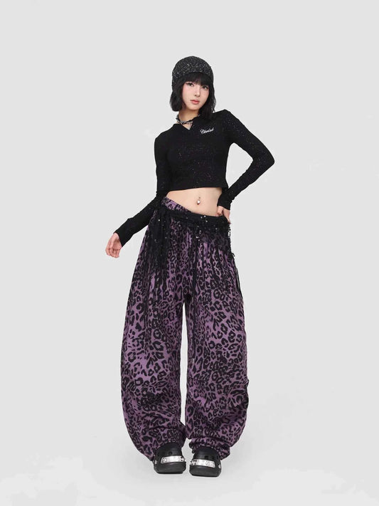 Leopard StreetWare Print Paratrooper Pants
