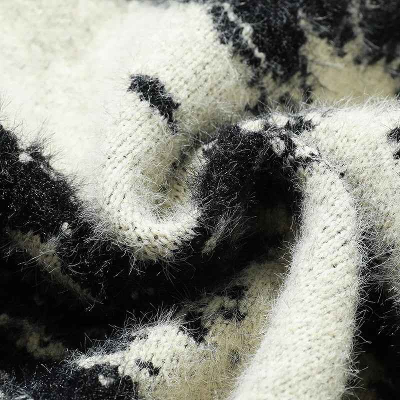 Winter Flexible Geometric Pattern Sweater