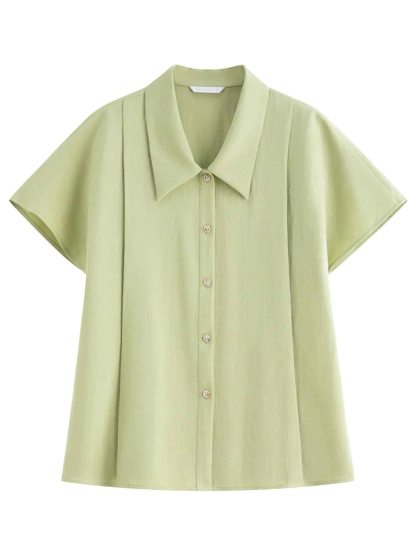 Women Classic Elegant Vintage Lapel Blouse Shirt
