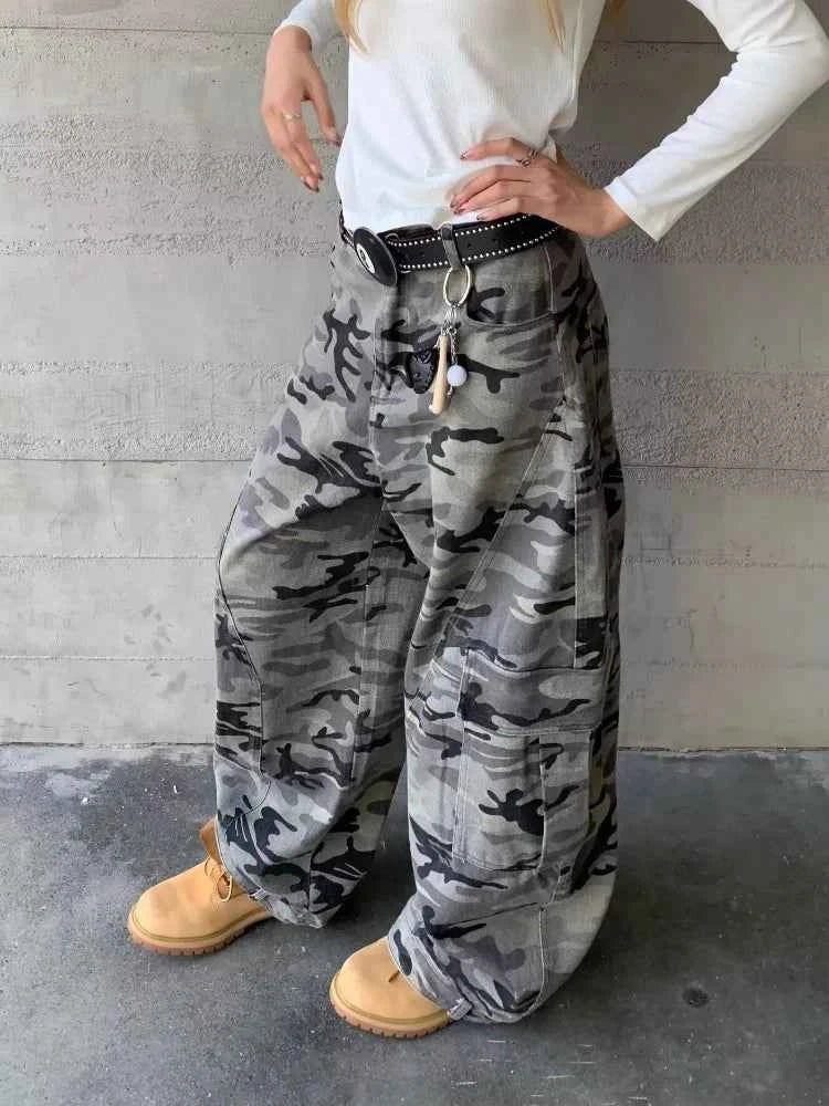 Camouflage Baggy Cool Cargo Jeans