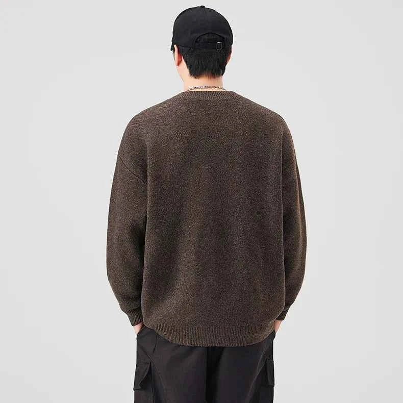 Premium Hip Hop Knitted V-Neck Cardigan