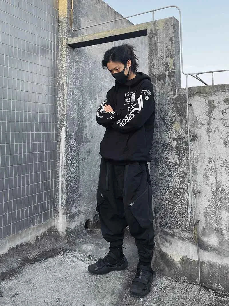 Dragon Printed High Street Tactical Hoodie