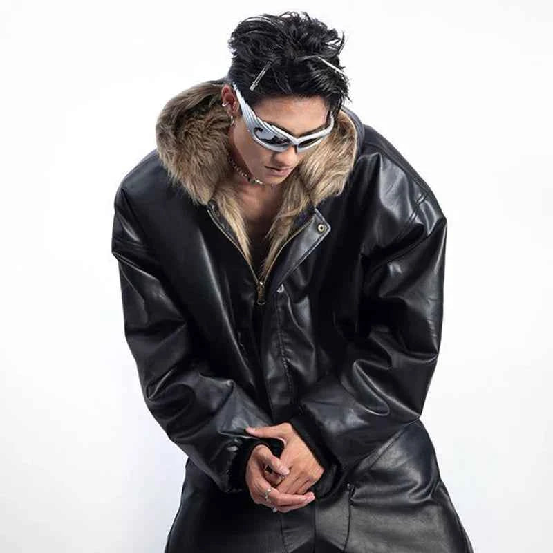 Cozy Vibes Reversible Double Face Hooded Faux Fur Jacket