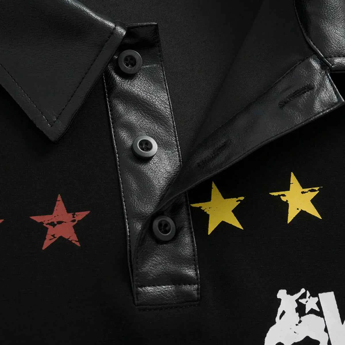Stylish Trendy American Sports Polo Long Sleeve T-Shirt