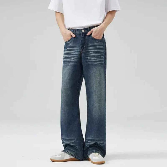 Vintage Slim Fit Flared Denim Jeans