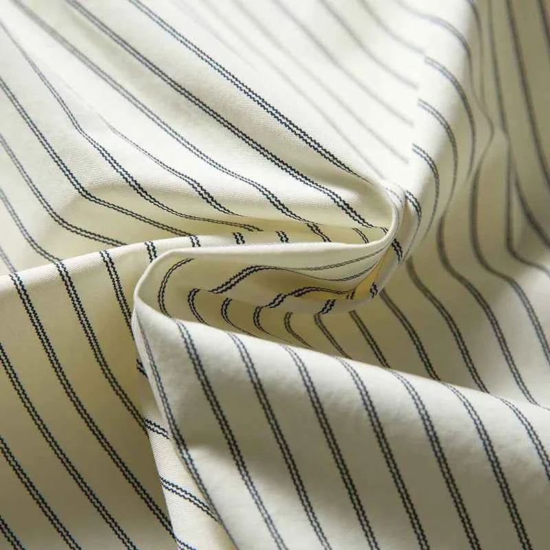 Y2K Retro Striped Loose Long Sleeve Shirt