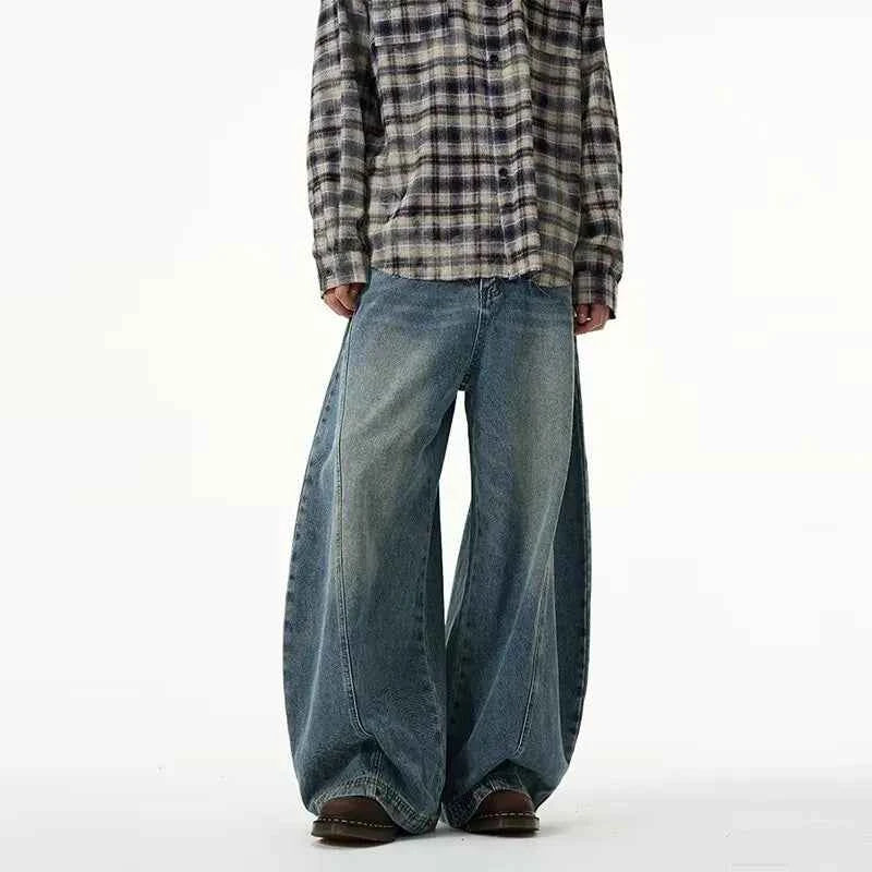 Stylish American Style Wide Leg Jeans
