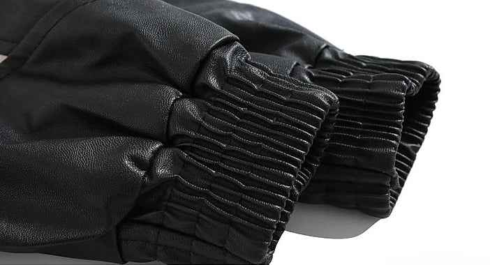 Trendy Streetwear Handsome Motorcycle PU Leather Jacket