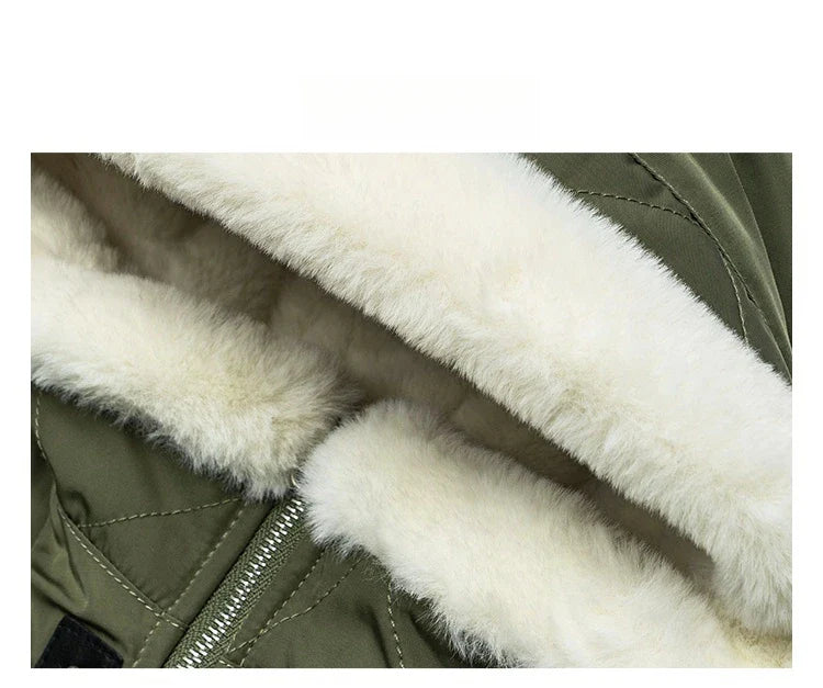 Winter American Fur Interior Parka Jacket