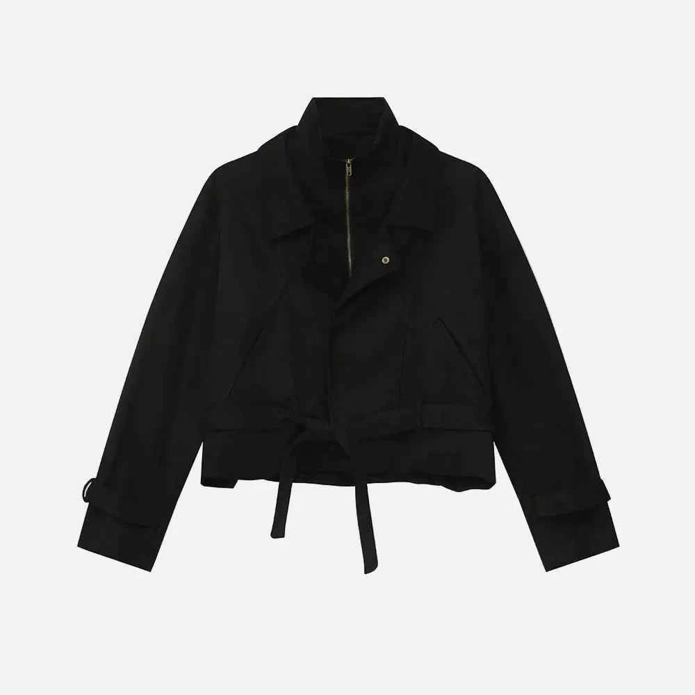 Trendy Elegant Suede Double Layer Jacket