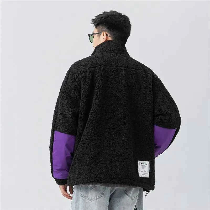 Warm Plush Winter Fleece Parkas Jacket
