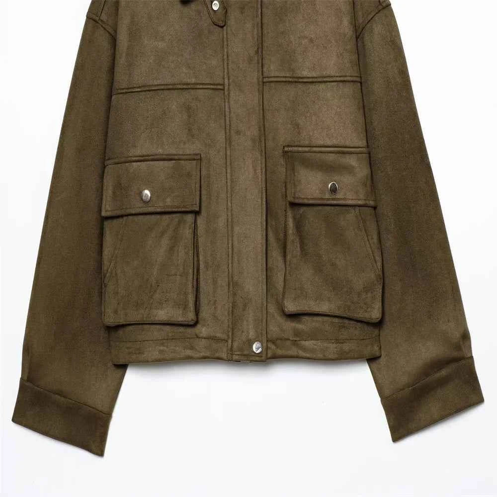 Versatile Long-lasting Leather Pilot Jacket