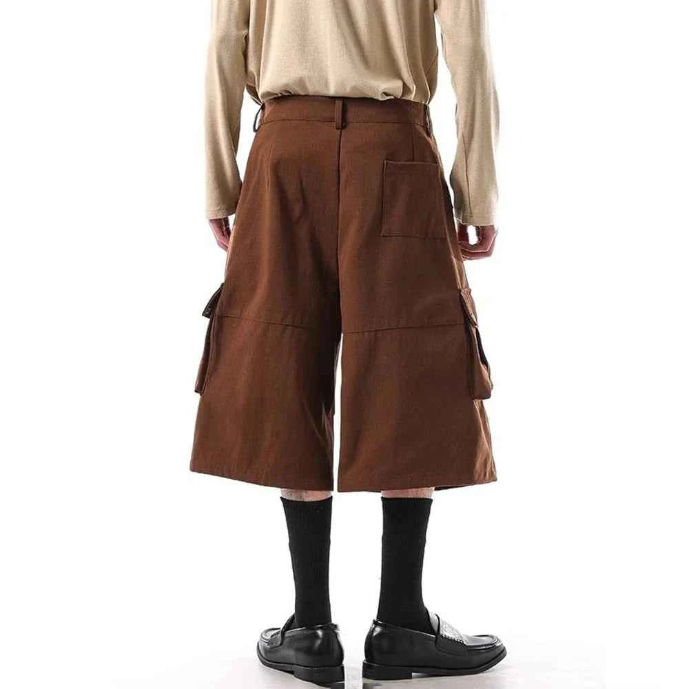 Long-lasting Retro Personality Cargo Jorts