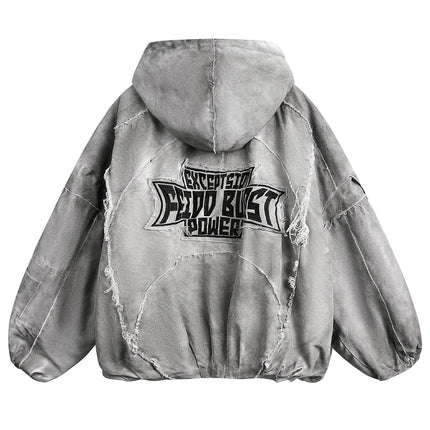 Cozy Retro Winter Padded Parkas Puffer Jacket - Luxuryurbanwear