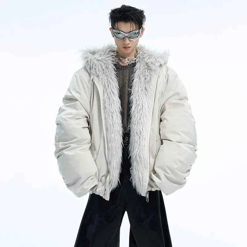 Men Warm Winter Casual Layers Hooded Cotton Jacket