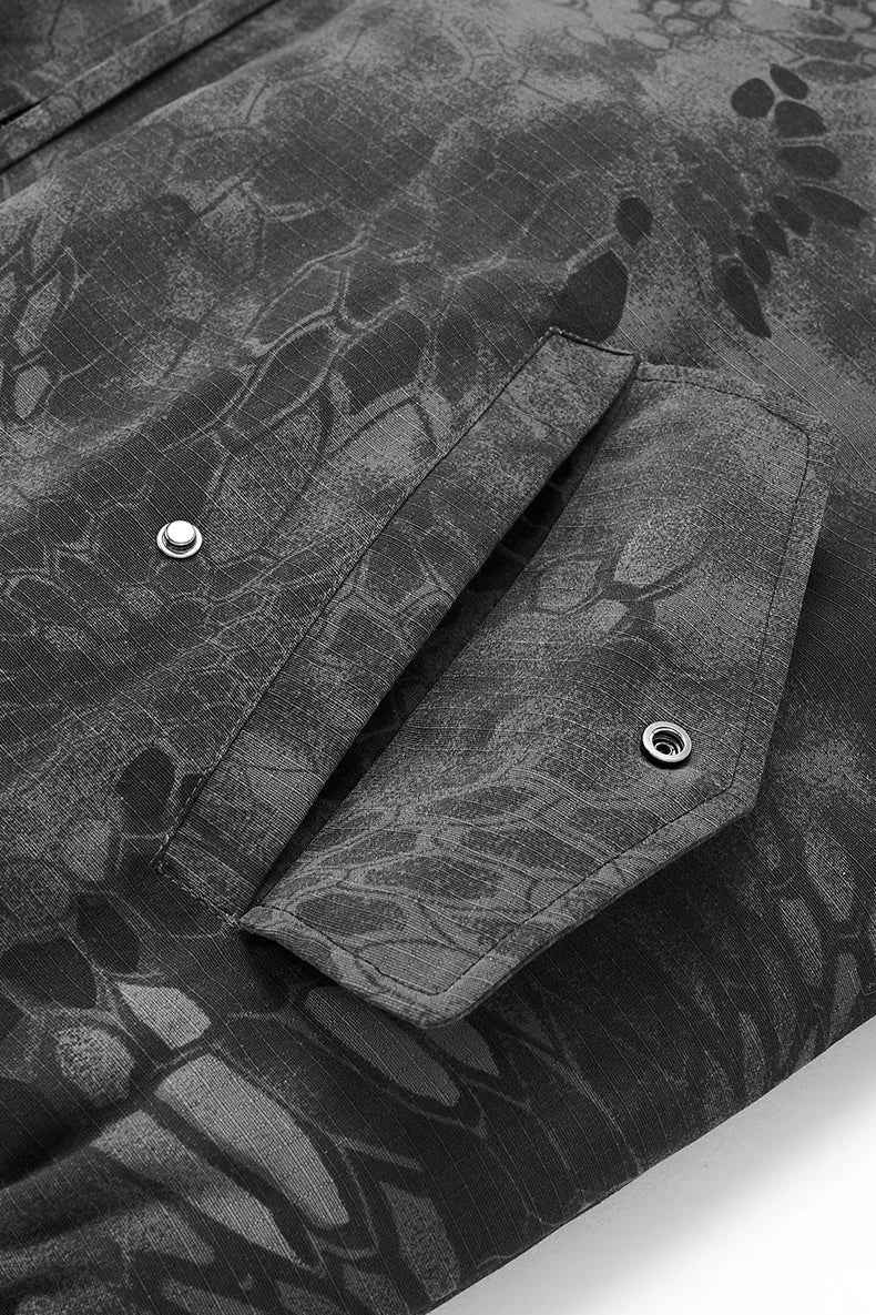 Chic Camouflage Windproof Winter Padded Jacket