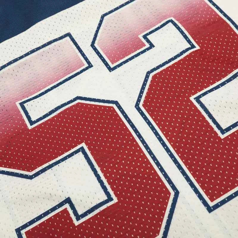 Insulated Y2K Patchwork Mesh Jersey Sport T-Shirt