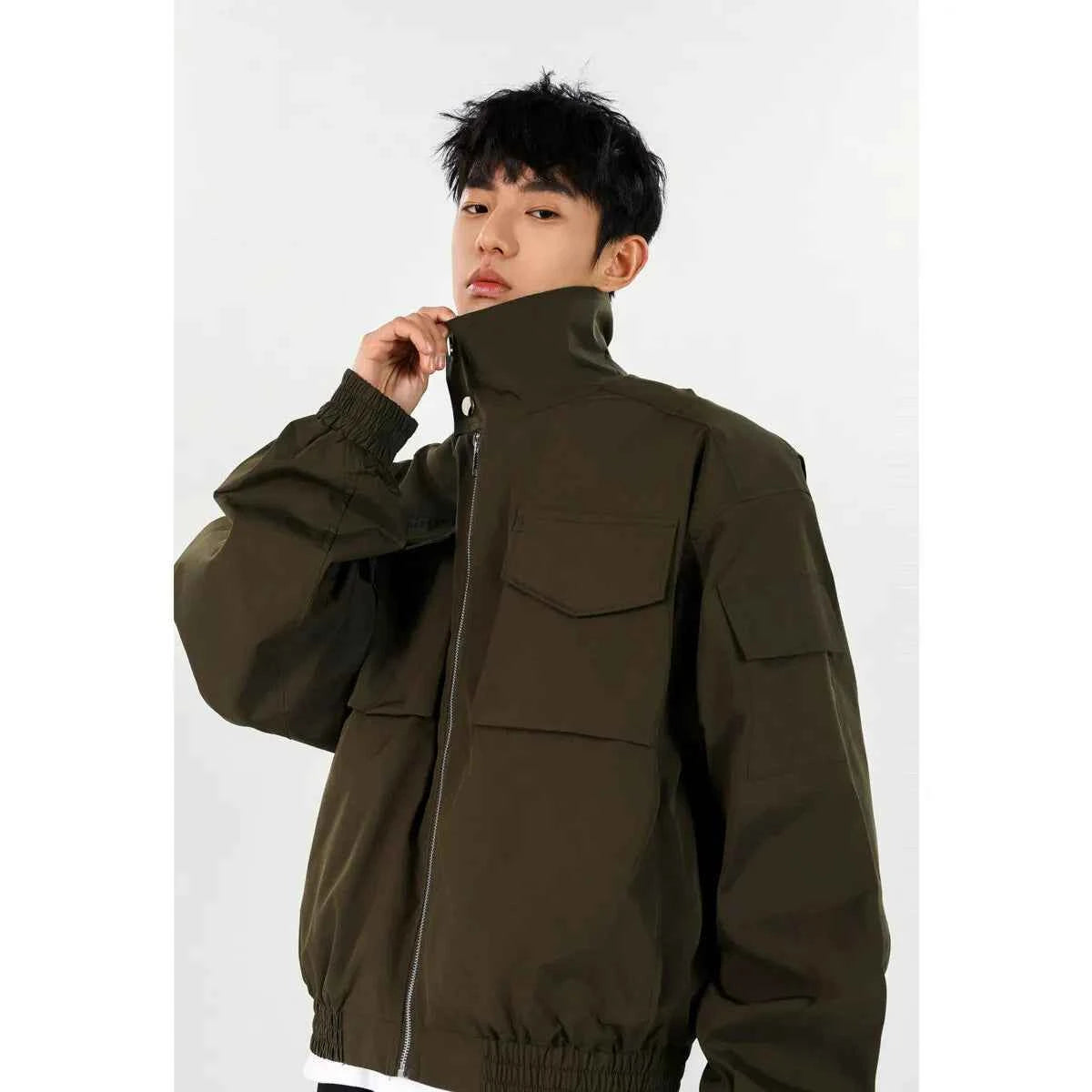Men's Vintage Versatile Casual Zip-Up Jacket