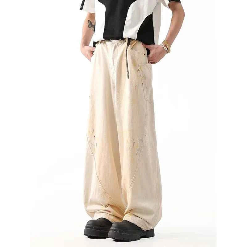 Flattering High Waist Baggy Casual American Style Jeans