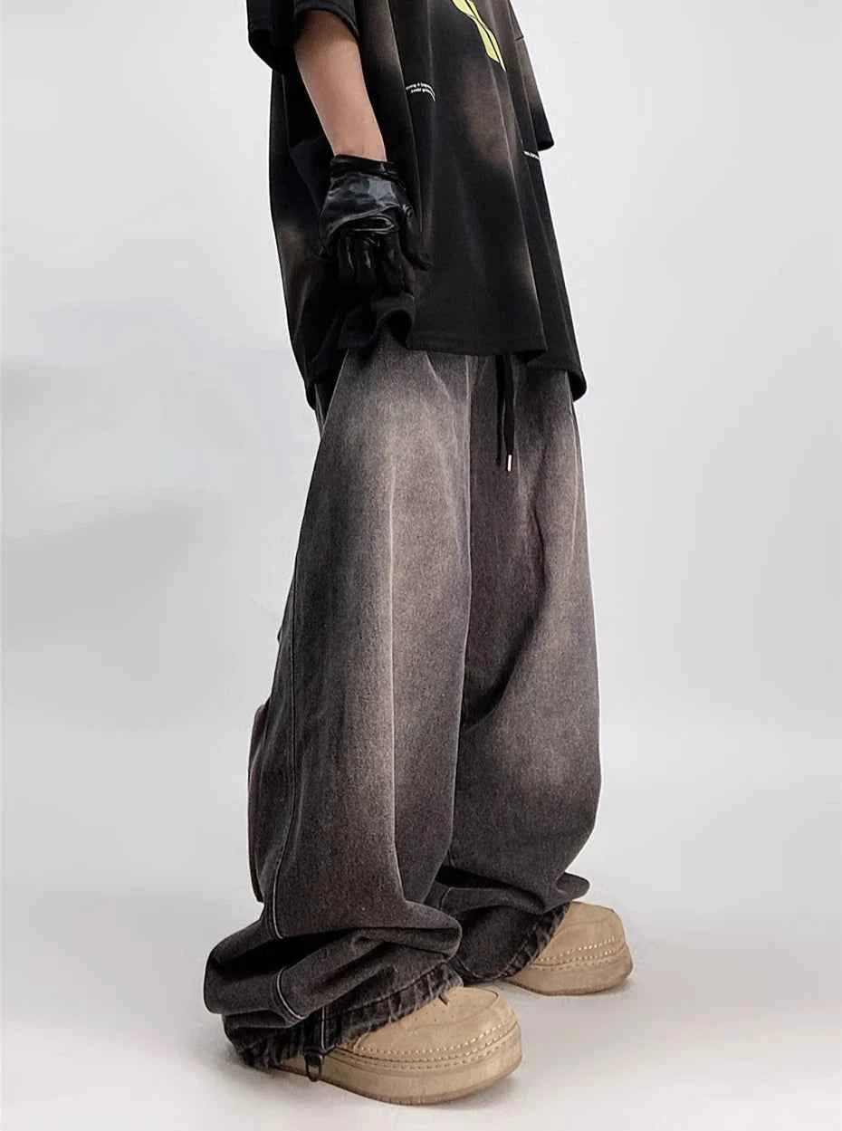Work & Play Baggy Wide Leg Denim Jeans