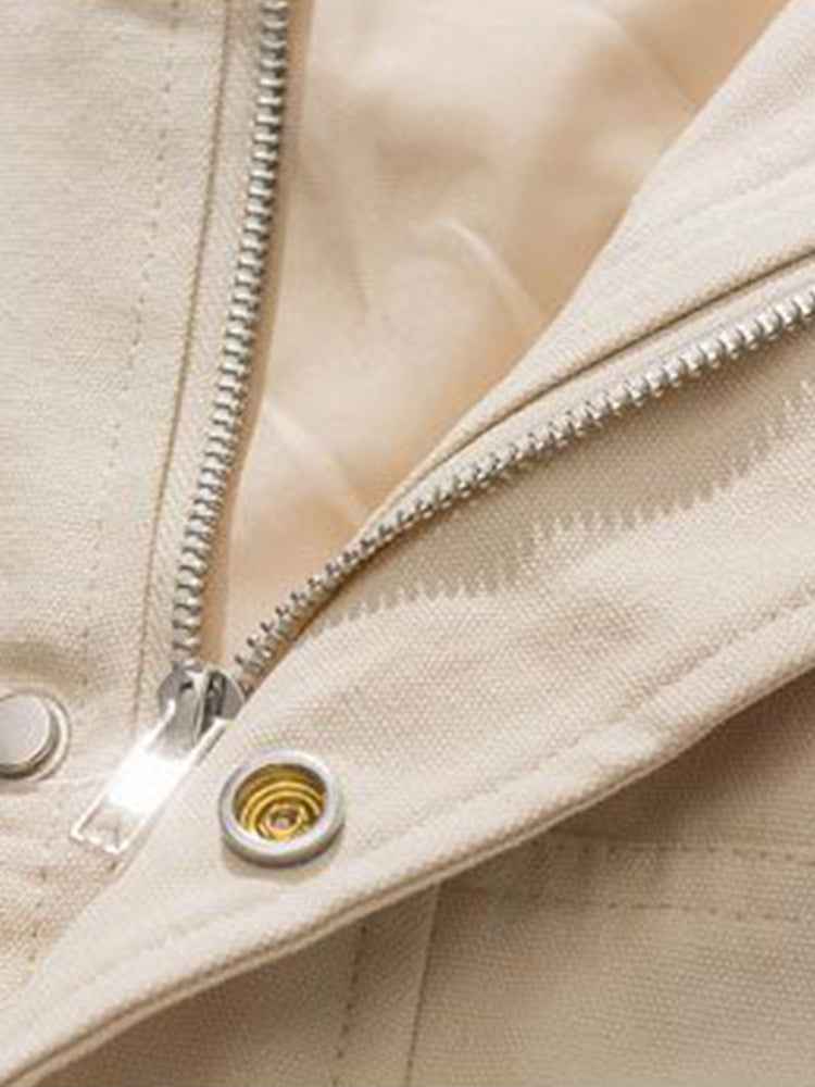 Colorful Patchwork Stand Collar Race Jacket