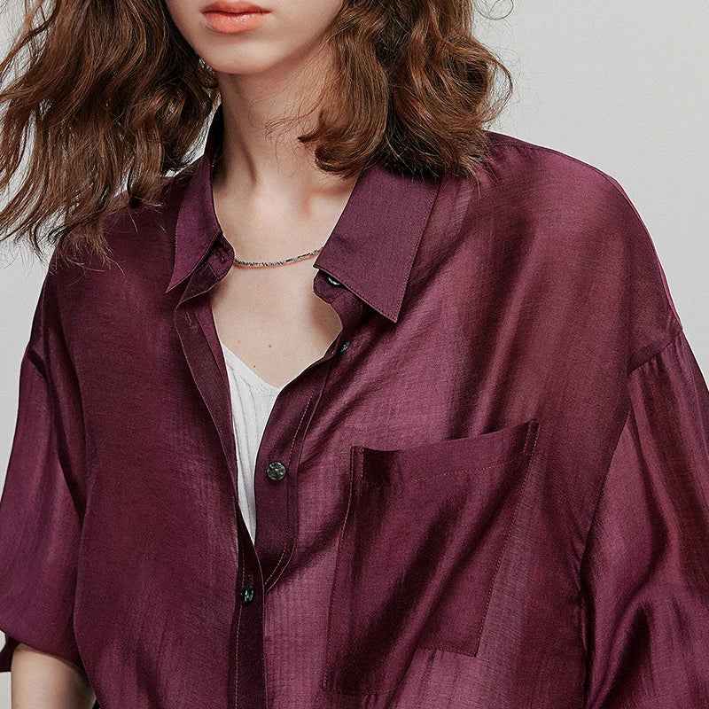 Women Casual Stylish Short Sleeve Summer Blouse Shirt
