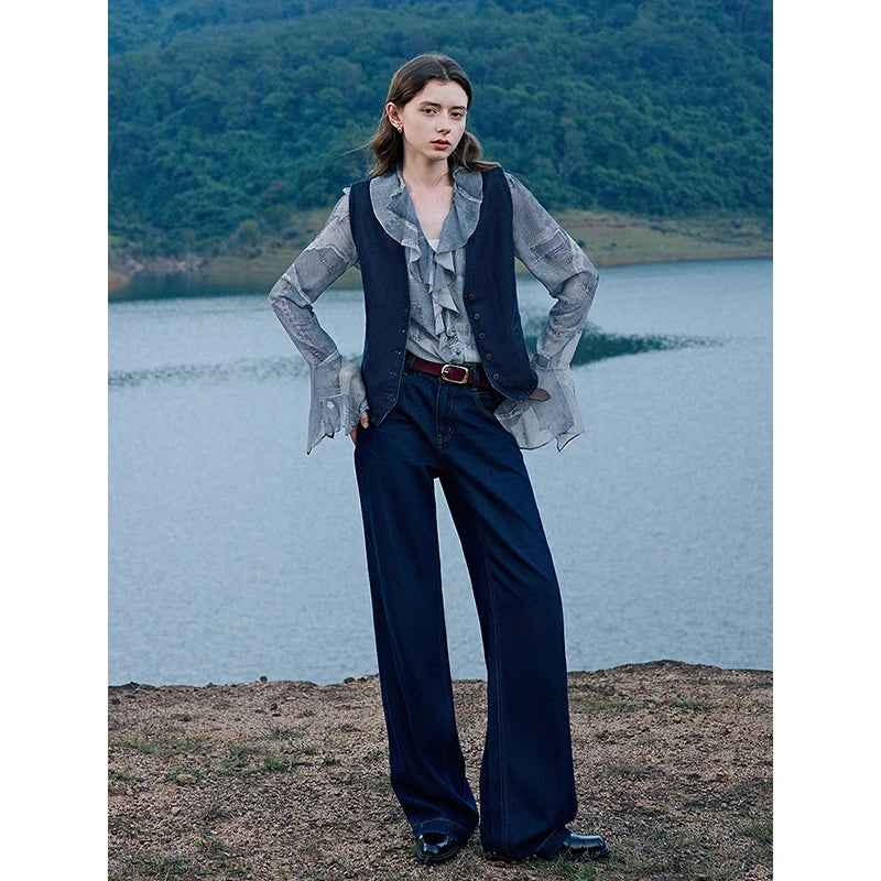 Vintage Western Style Slim Fit Vest