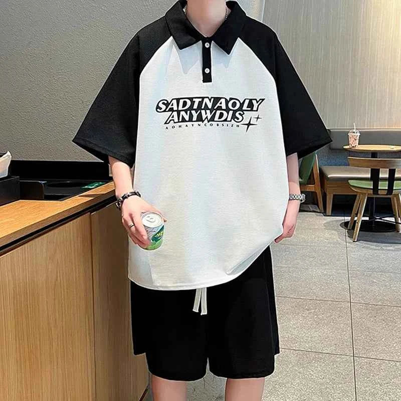 Men's Trendy Youth Casual Summer Polo T-Shirt