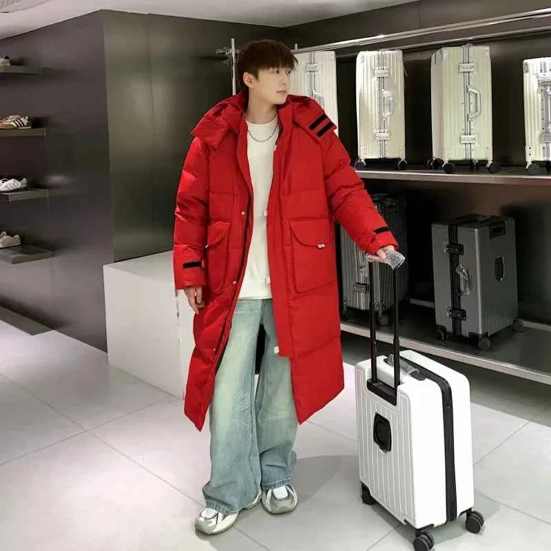 Y2K Thick Warm Hooded Puffer Padded Coat