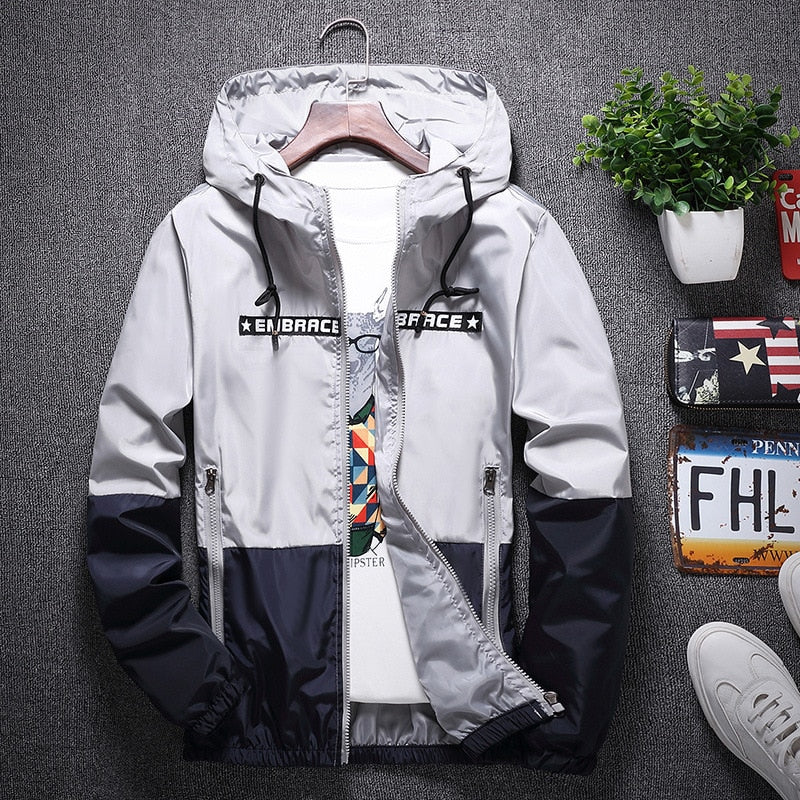 Embrace Two Half Color Jacket