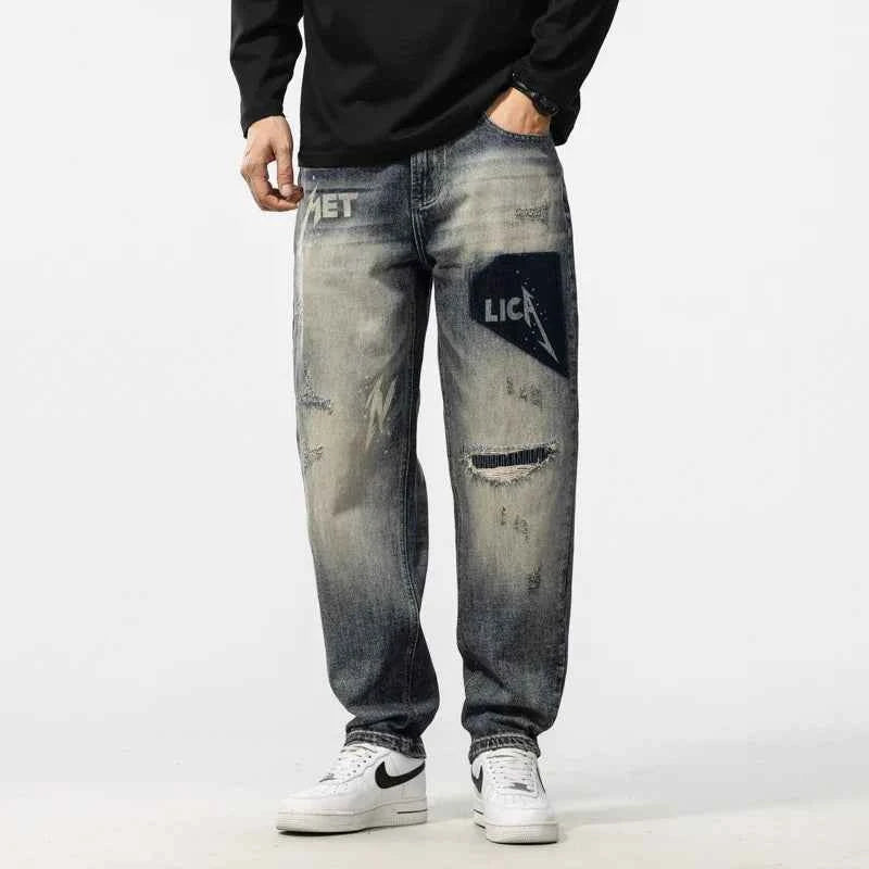 American Style High Street Heavy Craft Jeans