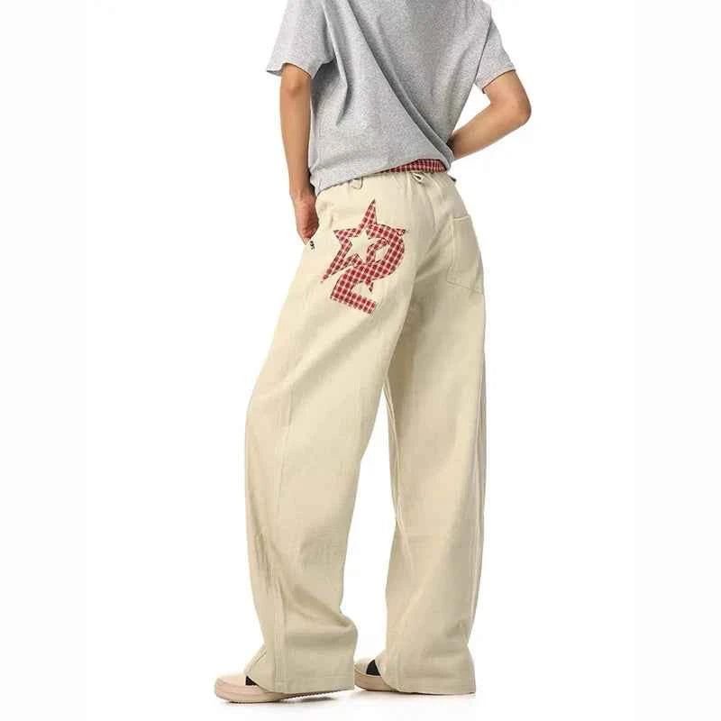 Y2K Japanese Style Embroidery Boyfriend Jeans