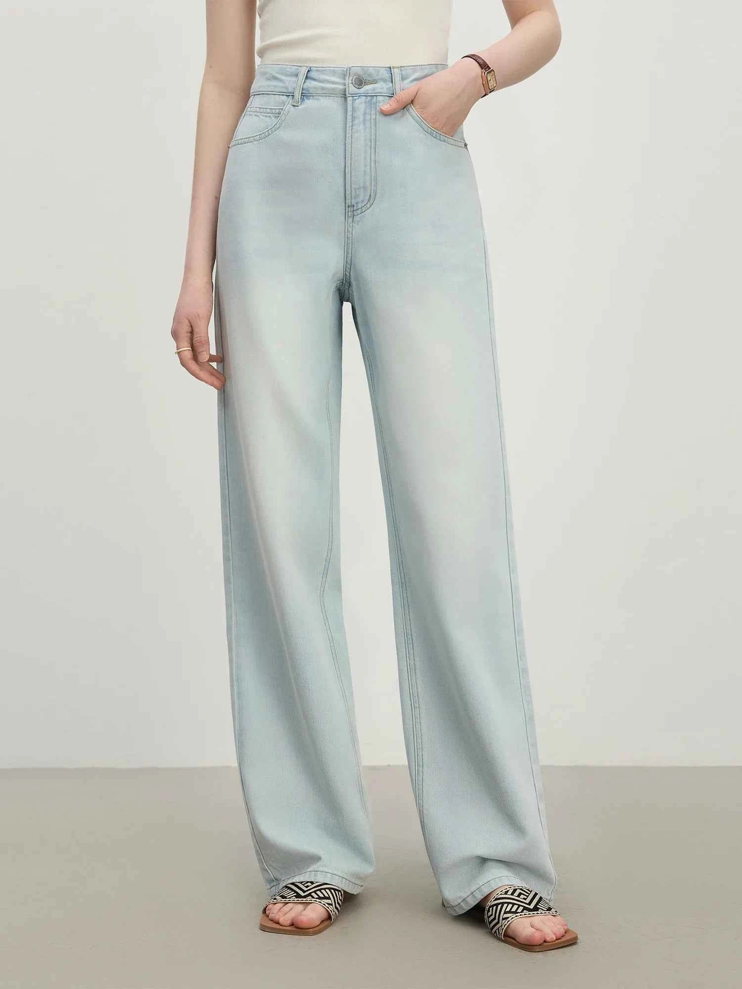 Women Cool Chic Minimalist High Waist Summer Jeans