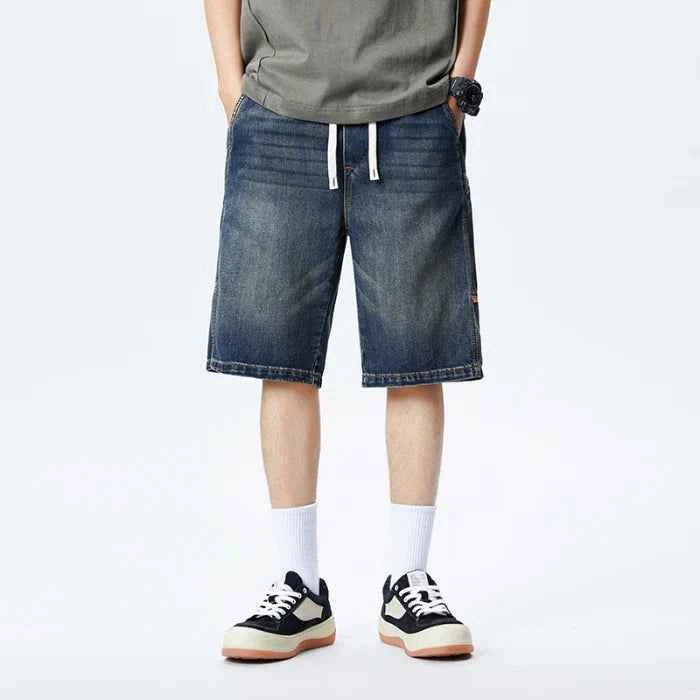 Hot Day Hero Wide Loose Denim  Short