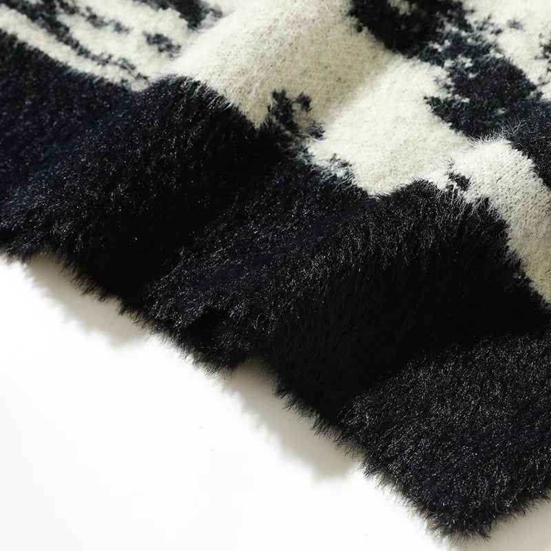 Winter Flexible Geometric Pattern Sweater