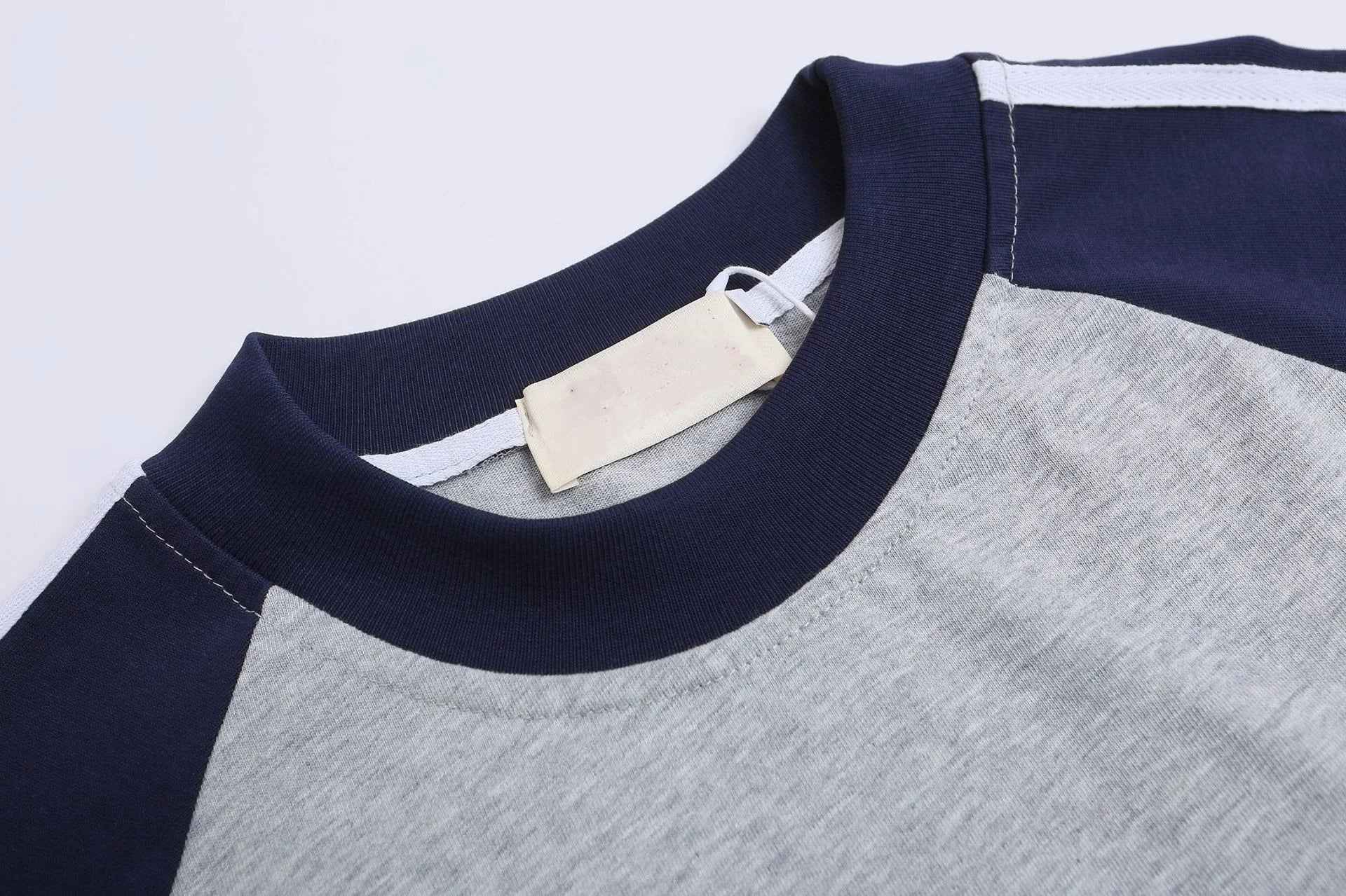 Durable Retro Patchwork Casual Cotton T-Shirt