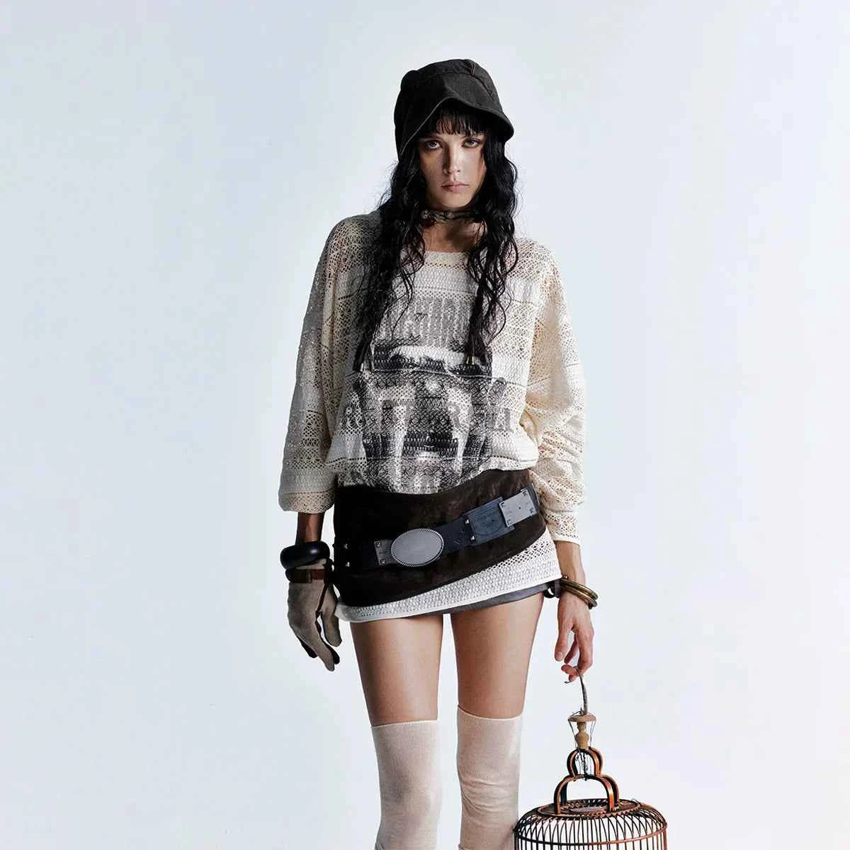 American Style Versatile Cozy Loose Knit Sweater