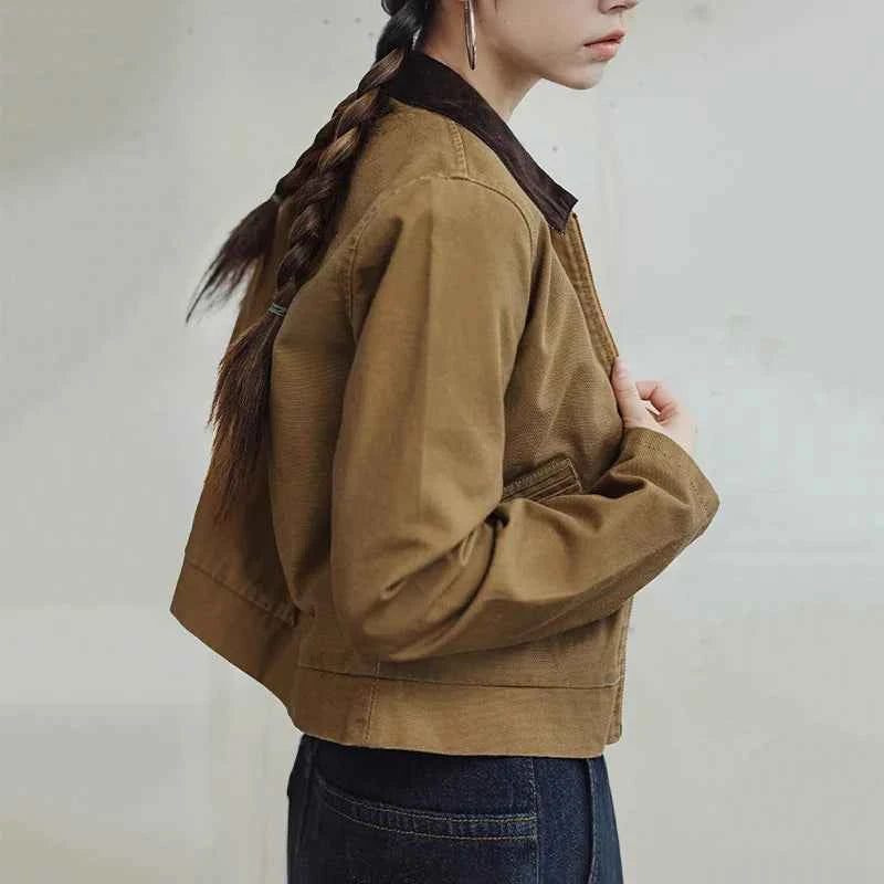 Vintage Khaki Detroit Workwear Jacket