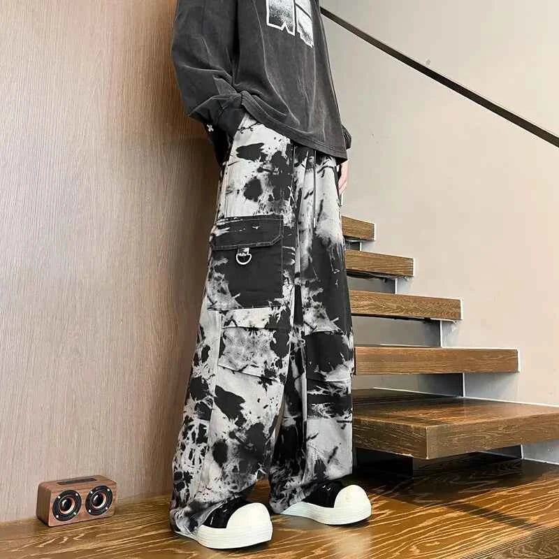 Youth Popular Brand Wash Painting Pants