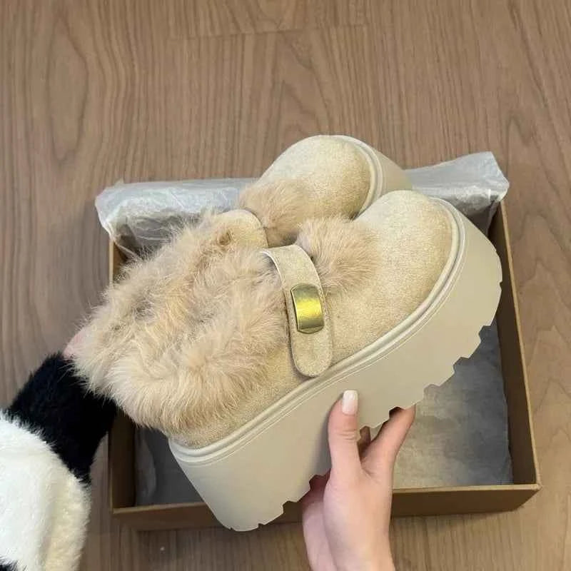 Chunky Platform Wedge Shoes