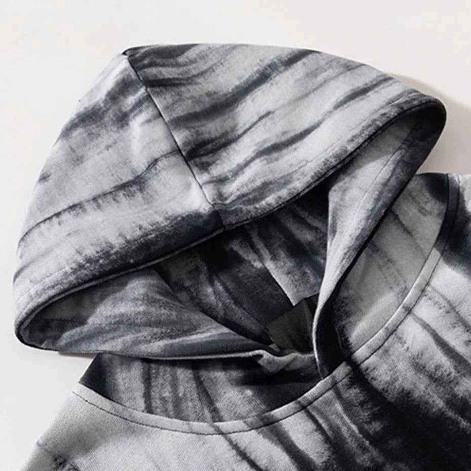 Streetwear Retro Oversized Vintage Tie Dye Hoodie