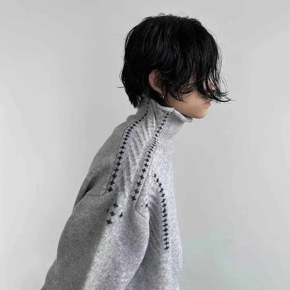 Warmth Without Bulk Casual High Collar Sweater