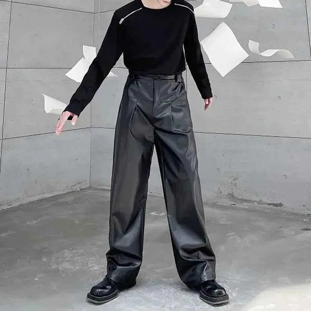 Essential Versatile Performance PU Leather Pants