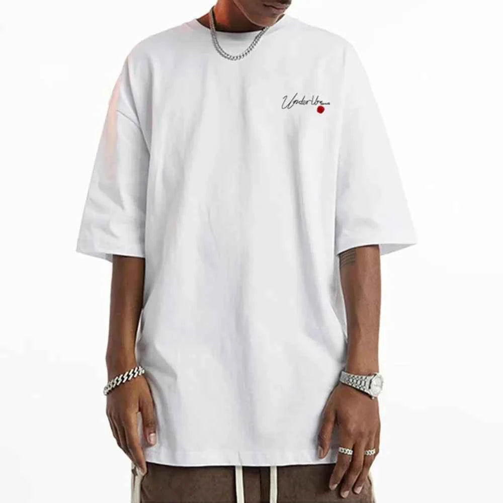 Retro Trendy Short-Sleeved Letters T-Shirt