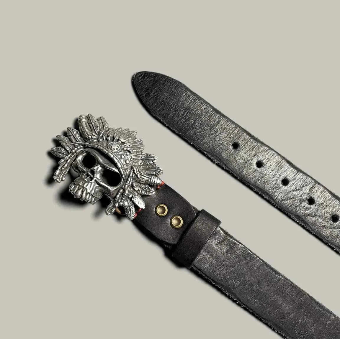 Vintage Navajo Tanned Leather Belt