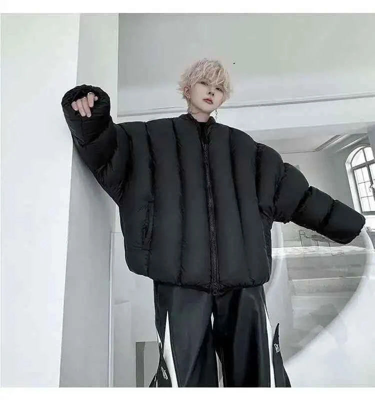 Men Thickened Cotton Padded Winter Jacket