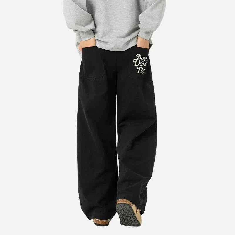Y2K Vintage Loose Straight Leg Casual Pants